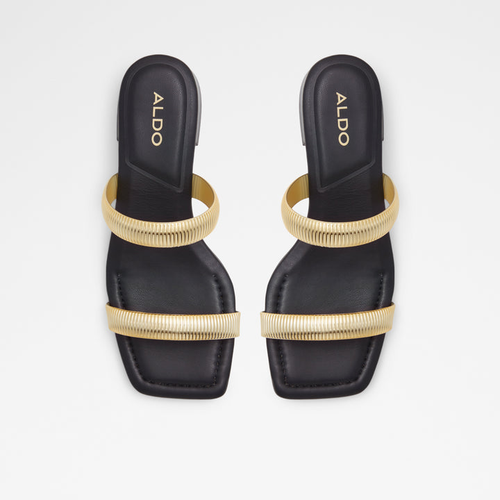 Sandálias rasas em preto - DEVOBARAEN