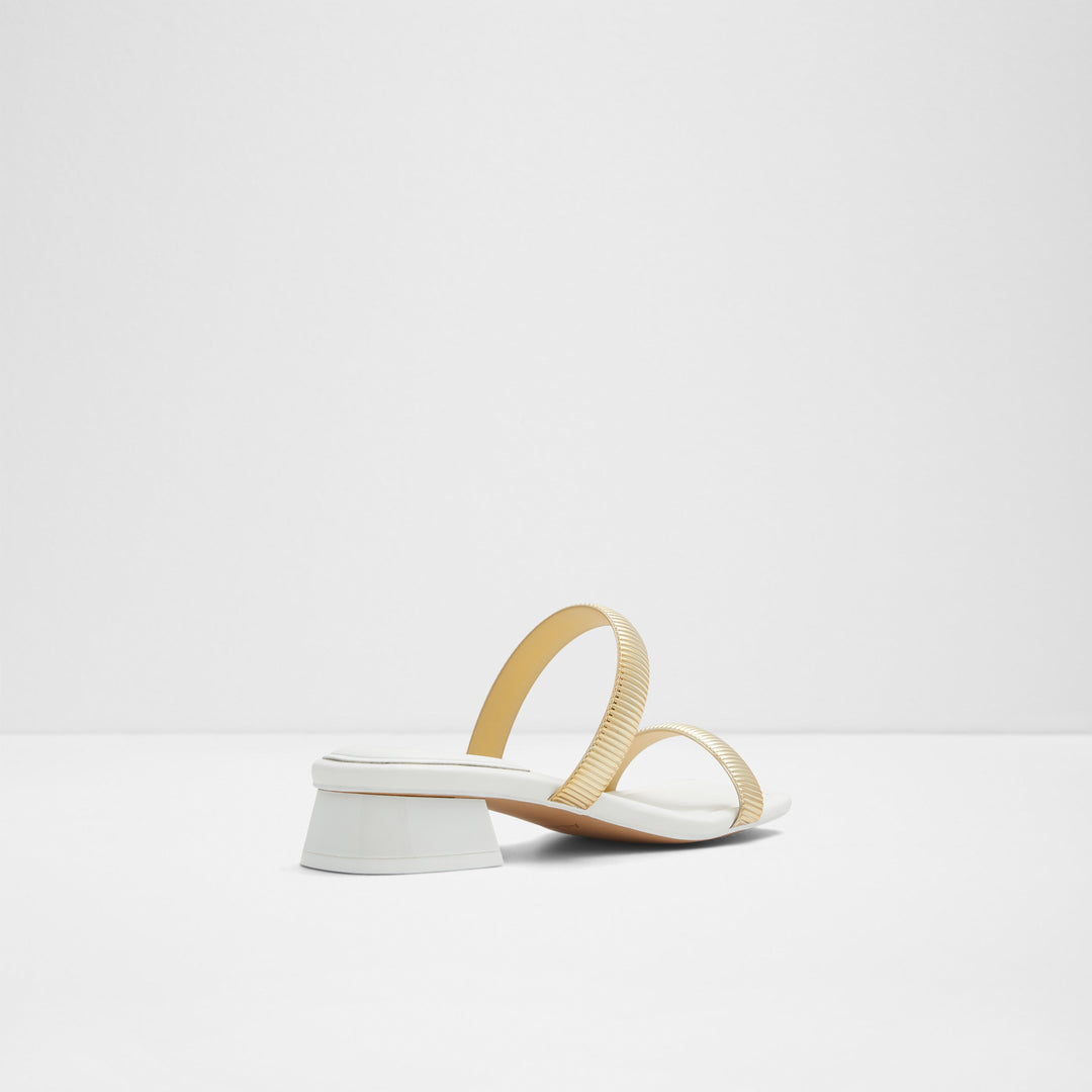 Sandálias rasas em branco - DEVOBARAEN