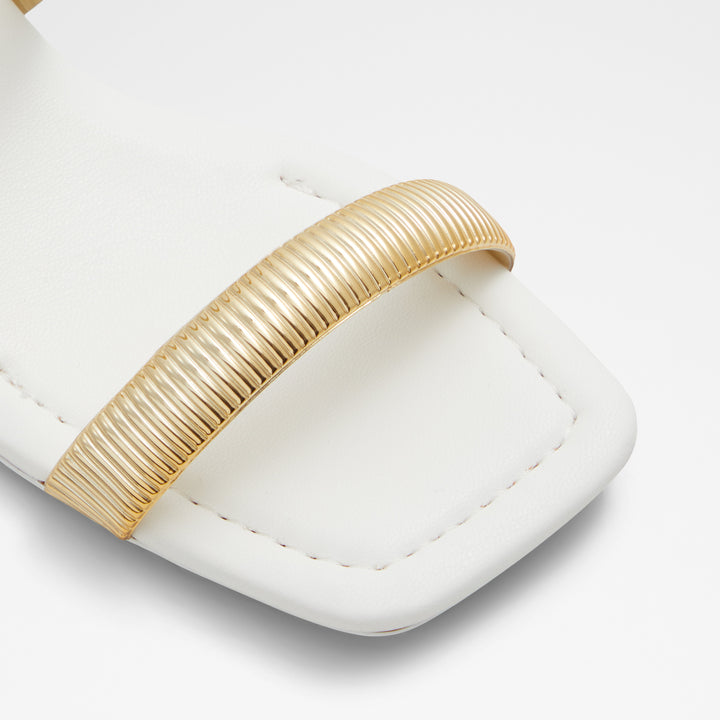 Sandálias rasas em branco - DEVOBARAEN