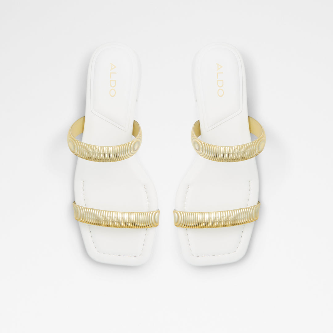 Sandálias rasas em branco - DEVOBARAEN