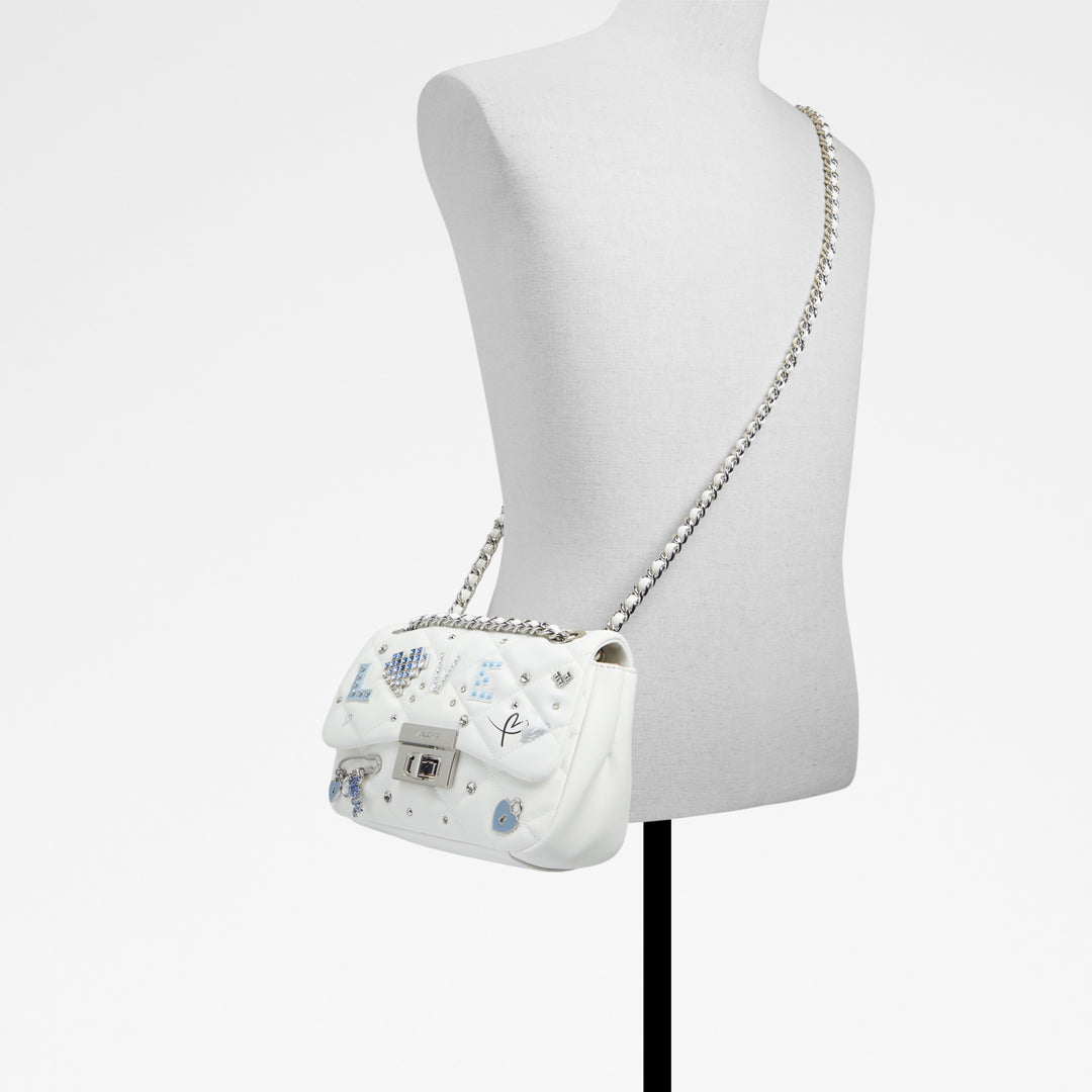 Mala de tiracolo em branco - DIGILOVEBAG