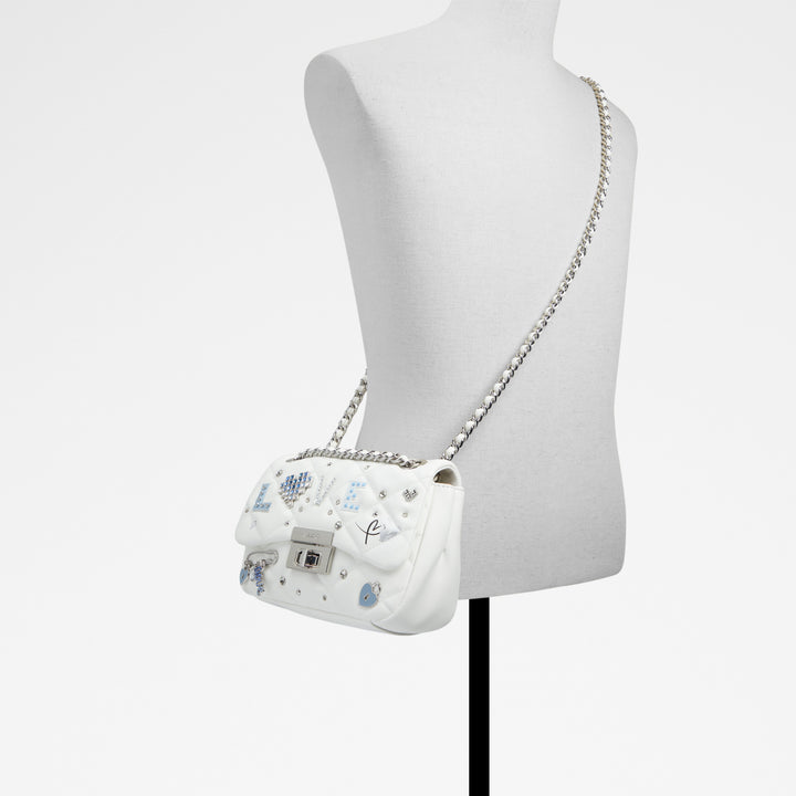 Mala de tiracolo em branco - DIGILOVEBAG