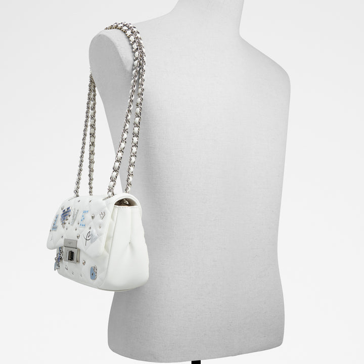 Mala de tiracolo em branco - DIGILOVEBAG