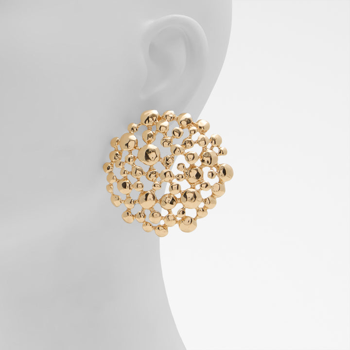 Brincos longos em dourado - DOMELLA