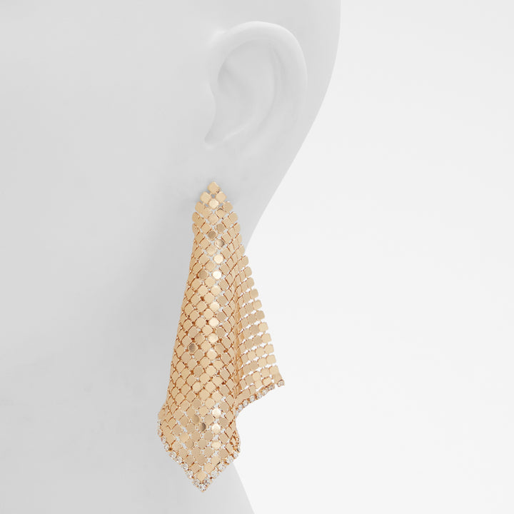 Brincos longos em dourado - DOREDE