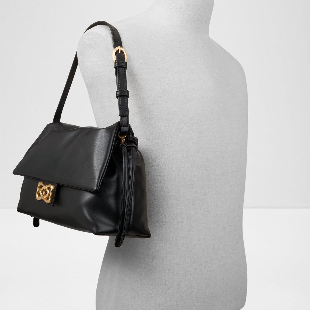 Mala de ombro em preto - EELINORA