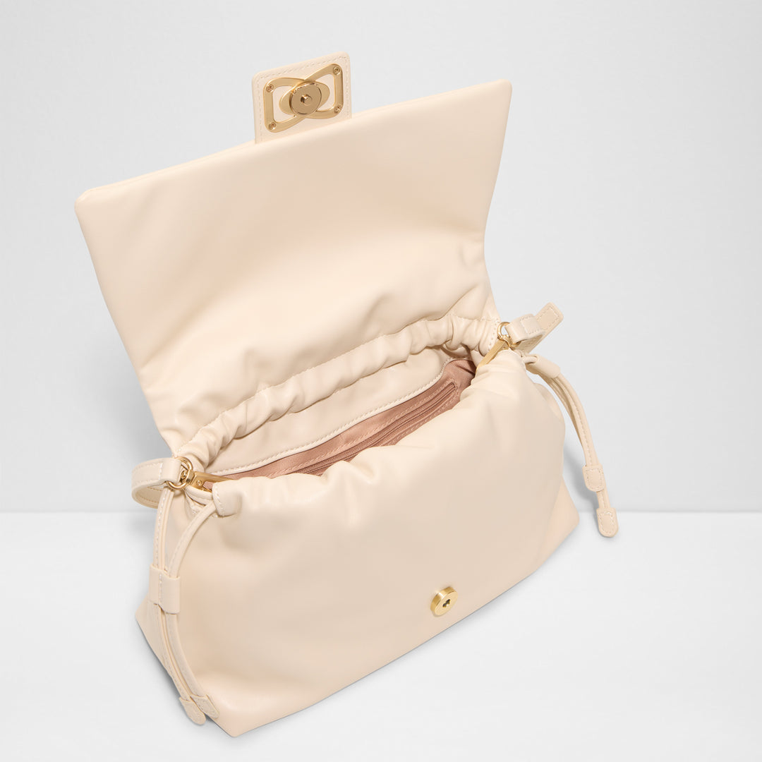 Mala de ombro em bege - EELINORA