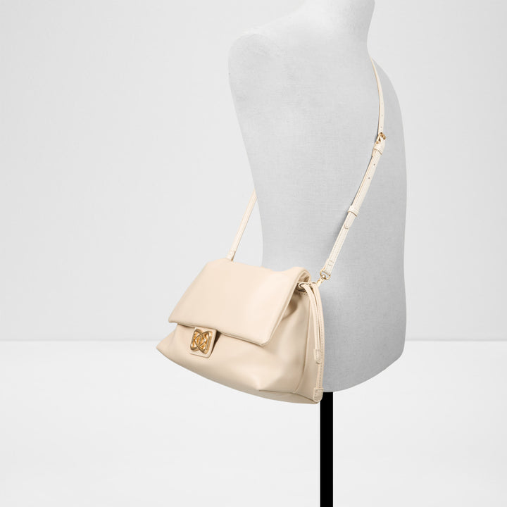 Mala de ombro em bege - EELINORA