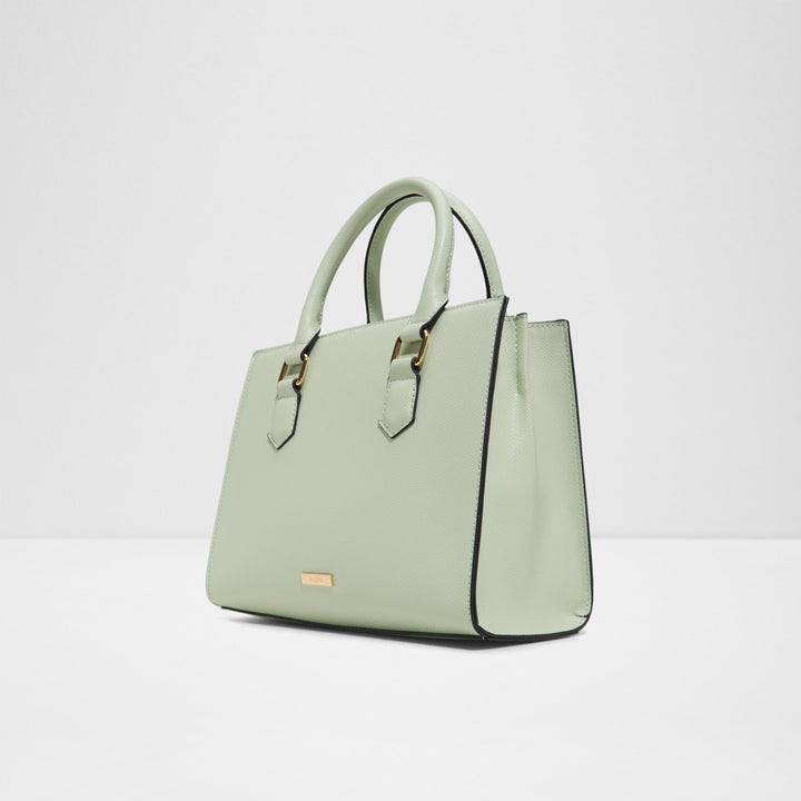 Bolsa de Mão ALDO Verde Menta com Carteira Removível e Corrente Dourada
