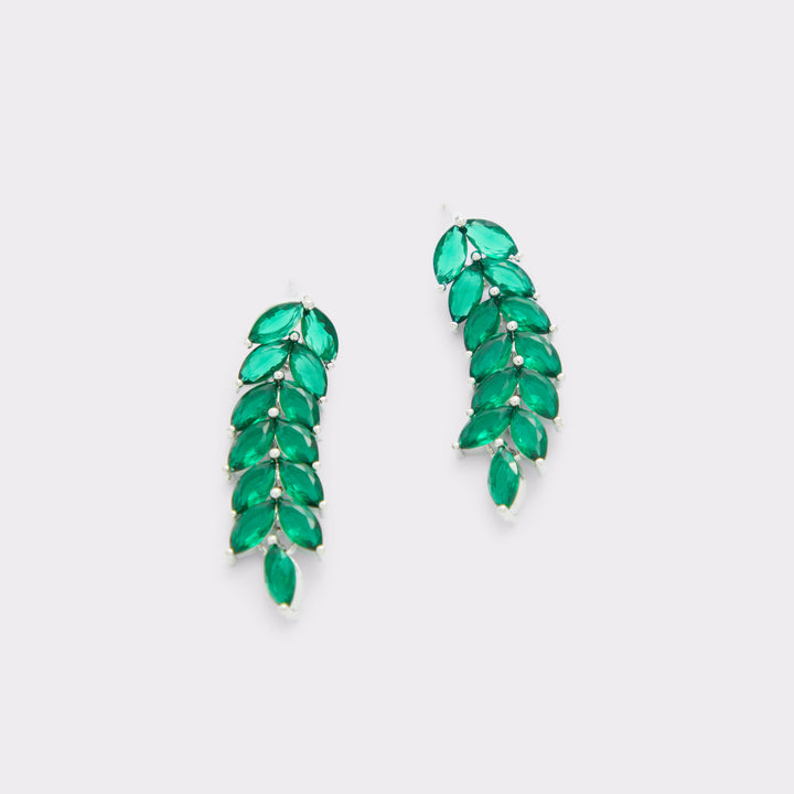 Brincos longos em verde - ELITSAII