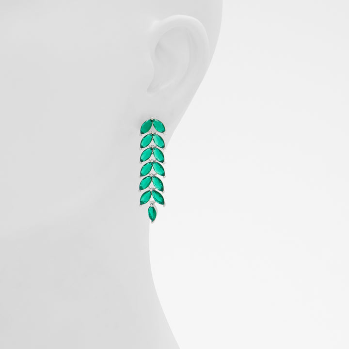 Brincos longos em verde - ELITSAII