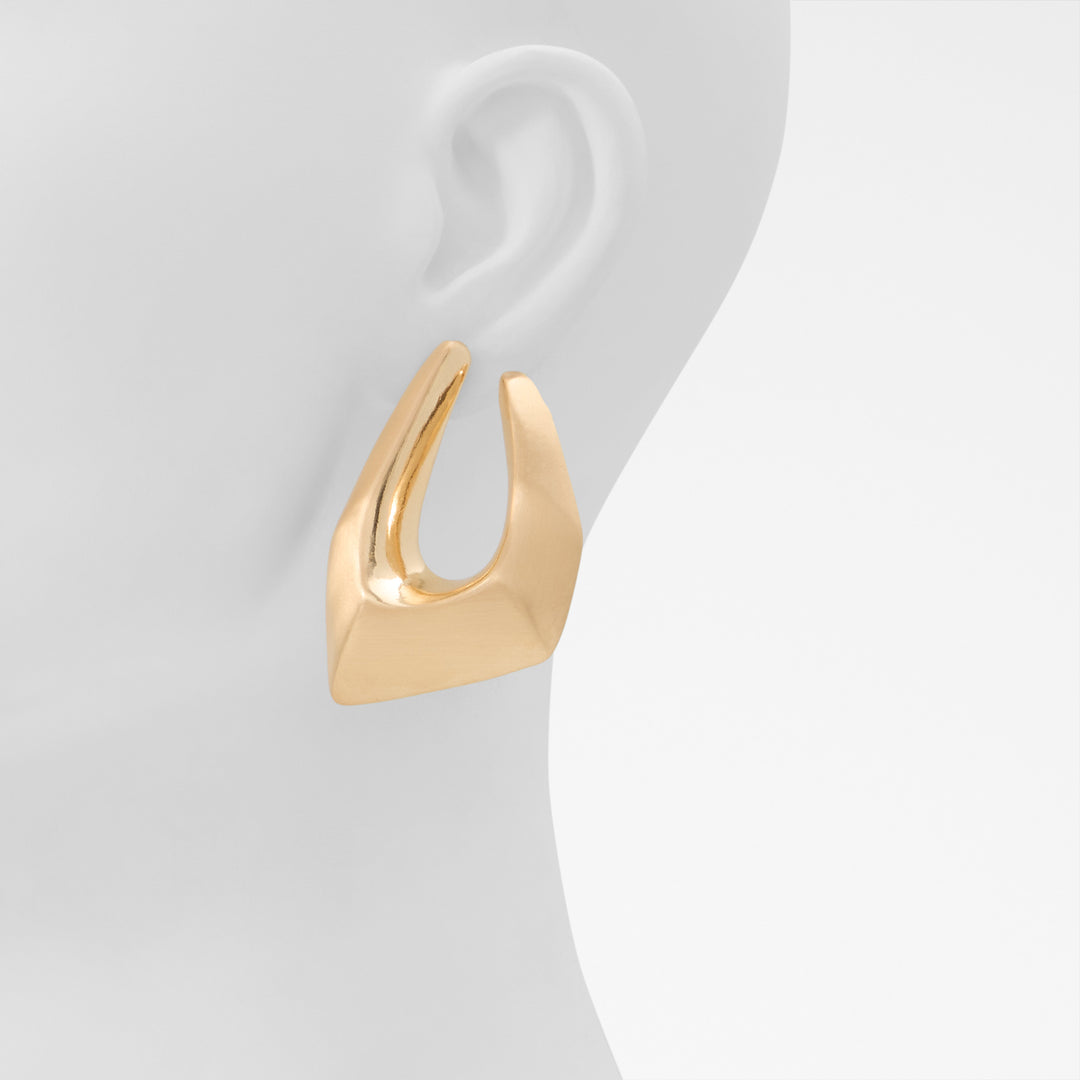 Brincos longos em dourado - ELLABELLA