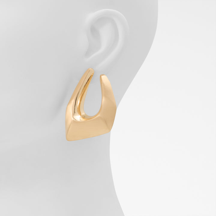 Brincos longos em dourado - ELLABELLA