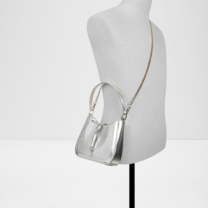 Mala de ombro em prateado - ELLEBLING