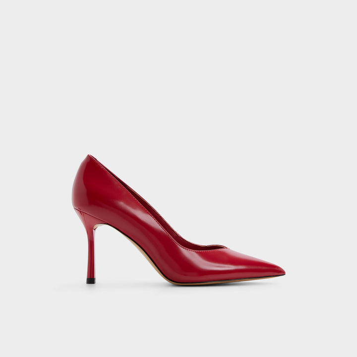 Sapatos em vermelho, salto fino - ELLENA