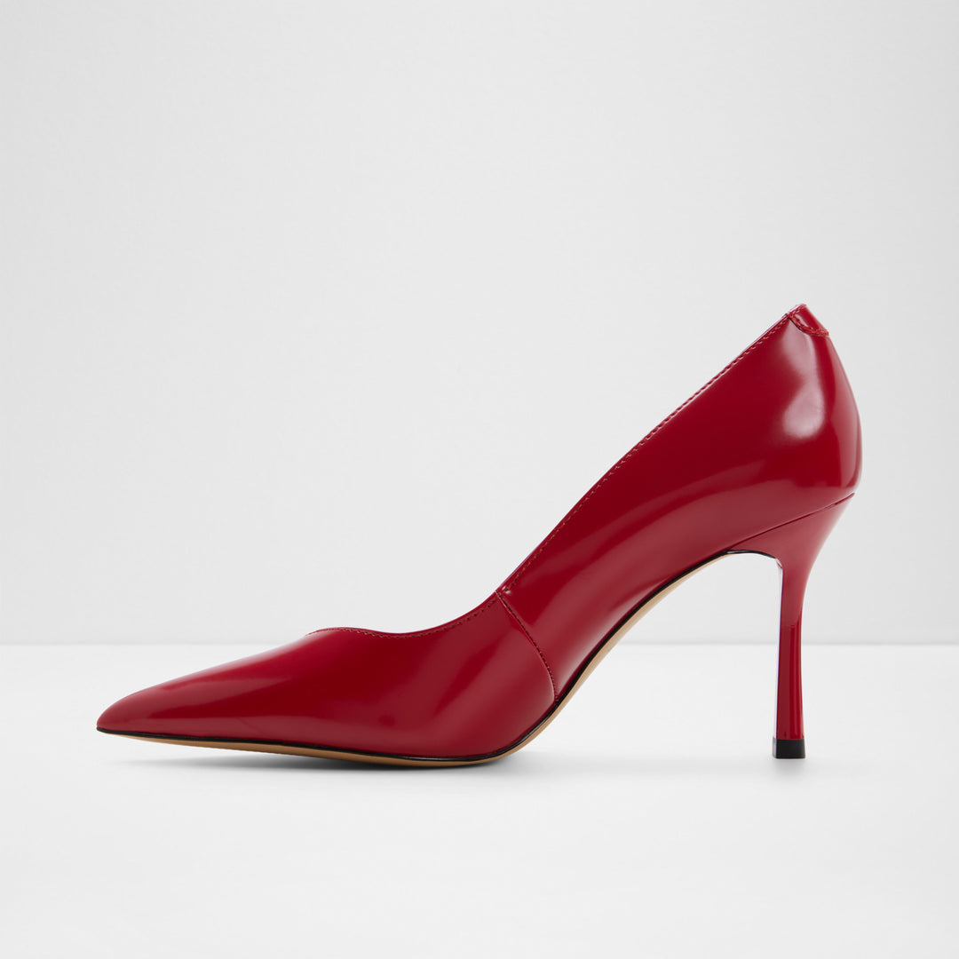 Sapatos em vermelho, salto fino - ELLENA
