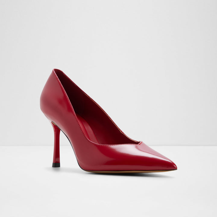 Sapatos em vermelho, salto fino - ELLENA
