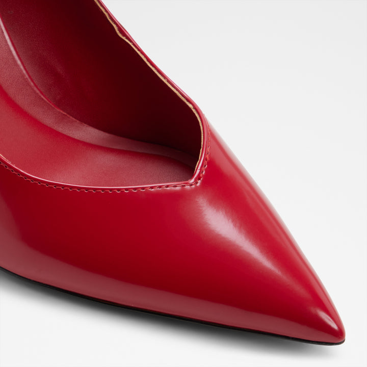 Sapatos em vermelho, salto fino - ELLENA