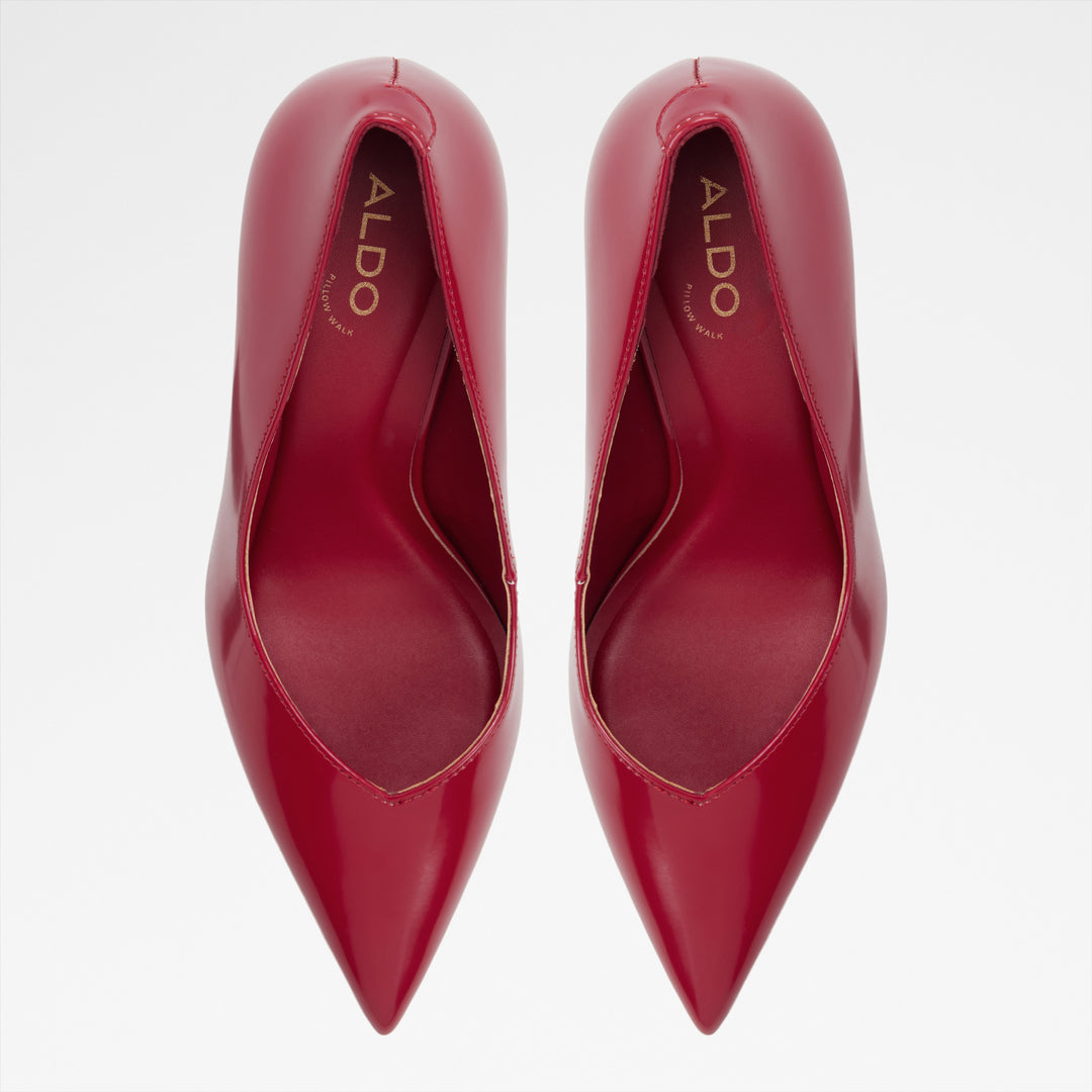 Sapatos em vermelho, salto fino - ELLENA