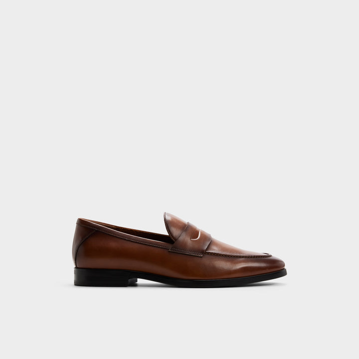 Mocassins em pele cognac - ELVIS