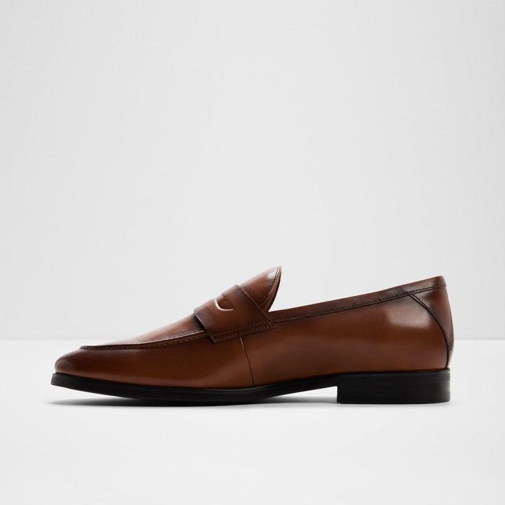 Mocassins em pele cognac - ELVIS
