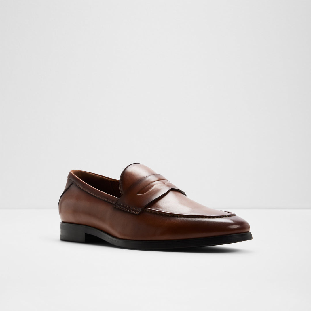 Mocassins em pele cognac - ELVIS