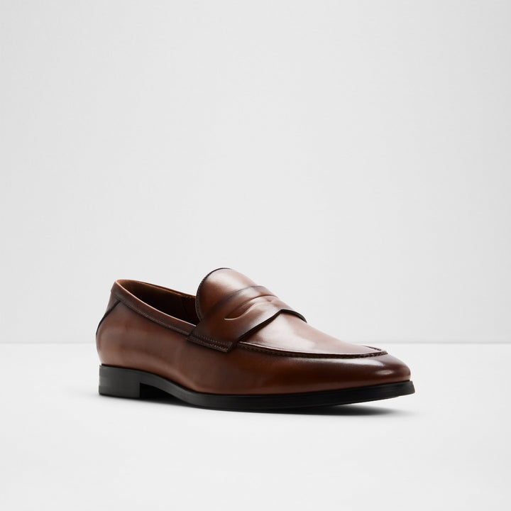 Mocassins em pele cognac - ELVIS