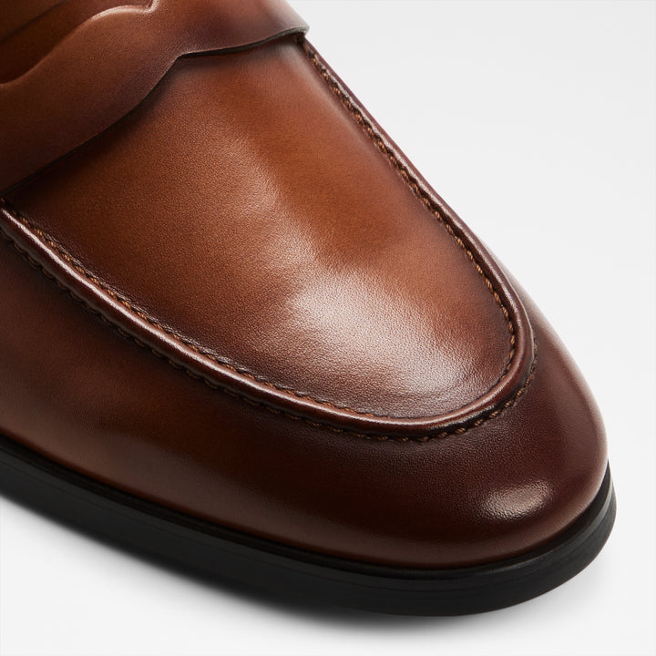 Mocassins em pele cognac - ELVIS