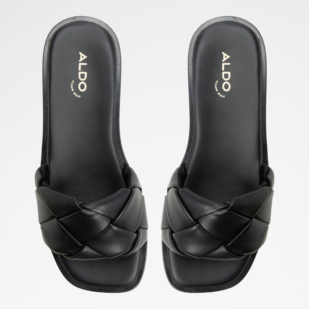 Sandálias rasas em preto - ESTERELLE