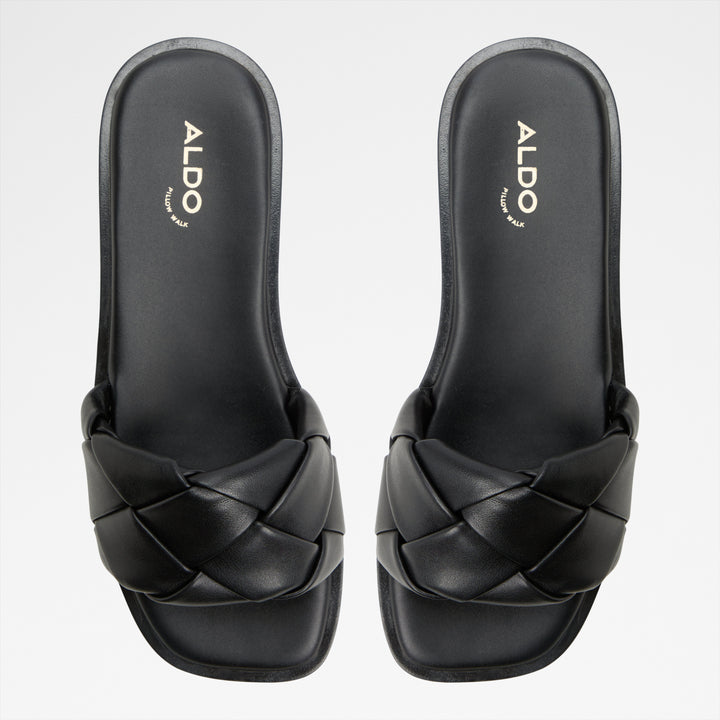 Sandálias rasas em preto - ESTERELLE