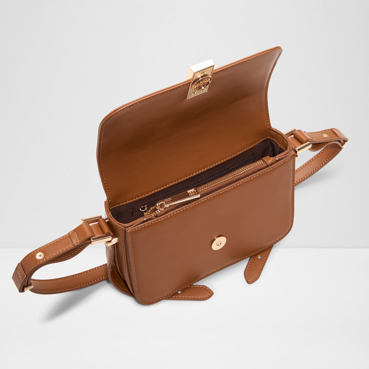 Mala de ombro em cognac - ETEINI