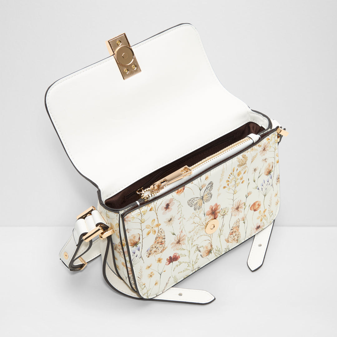 Mala de ombro em branco cru - ETEINI