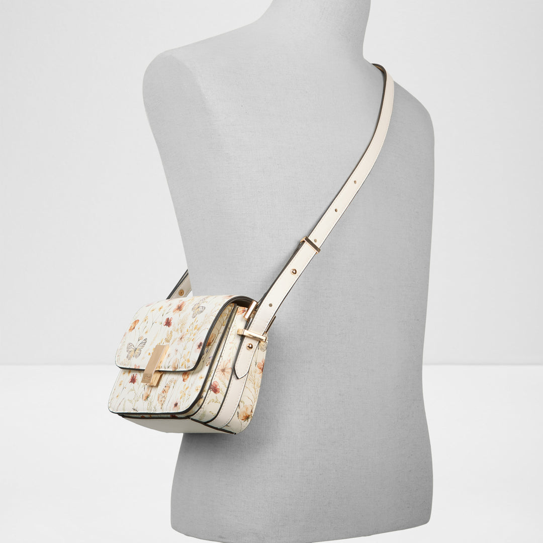 Mala de ombro em branco cru - ETEINI