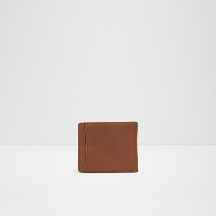 Carteira em pele cognac - ETHUWIN