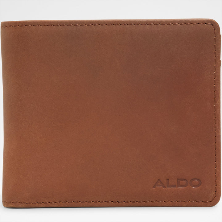 Carteira em pele cognac - ETHUWIN