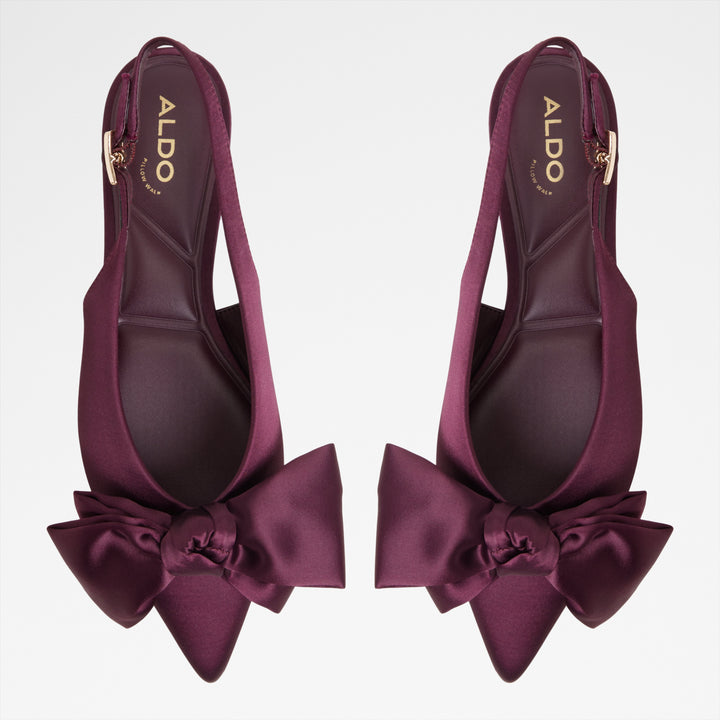 Sapatos rasos em bordô - FESTIVE