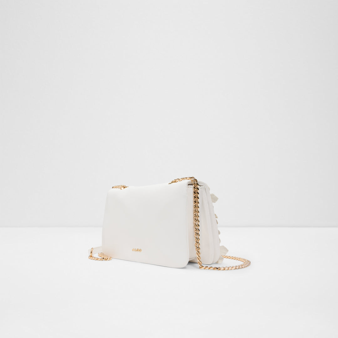 Mala de tiracolo em branco - FLORELLA