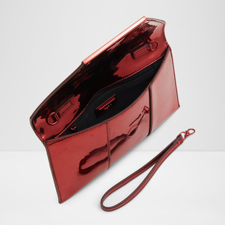Mala de mão em verniz vermelho - FLORISSA_SE