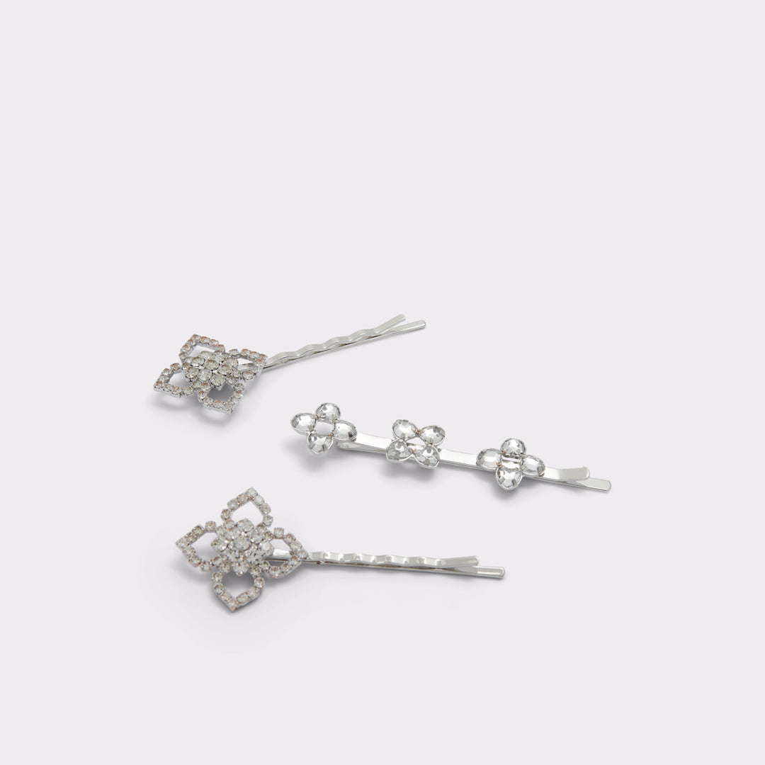 Ganchos de cabelo em prateado - FOILLAN