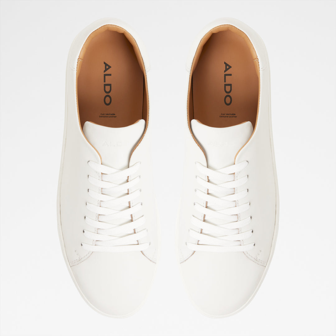 Sapatilhas em pele branco - FONZO