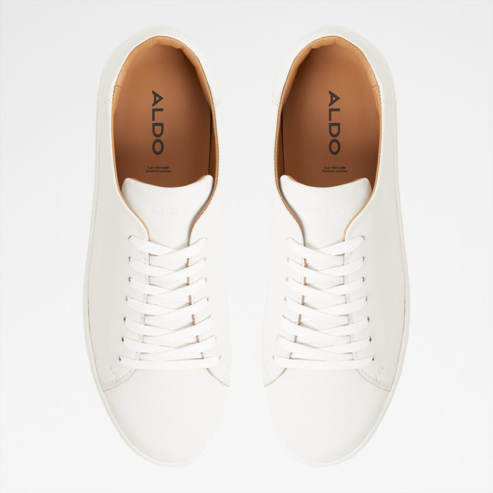 Sapatilhas em pele branco - FONZO