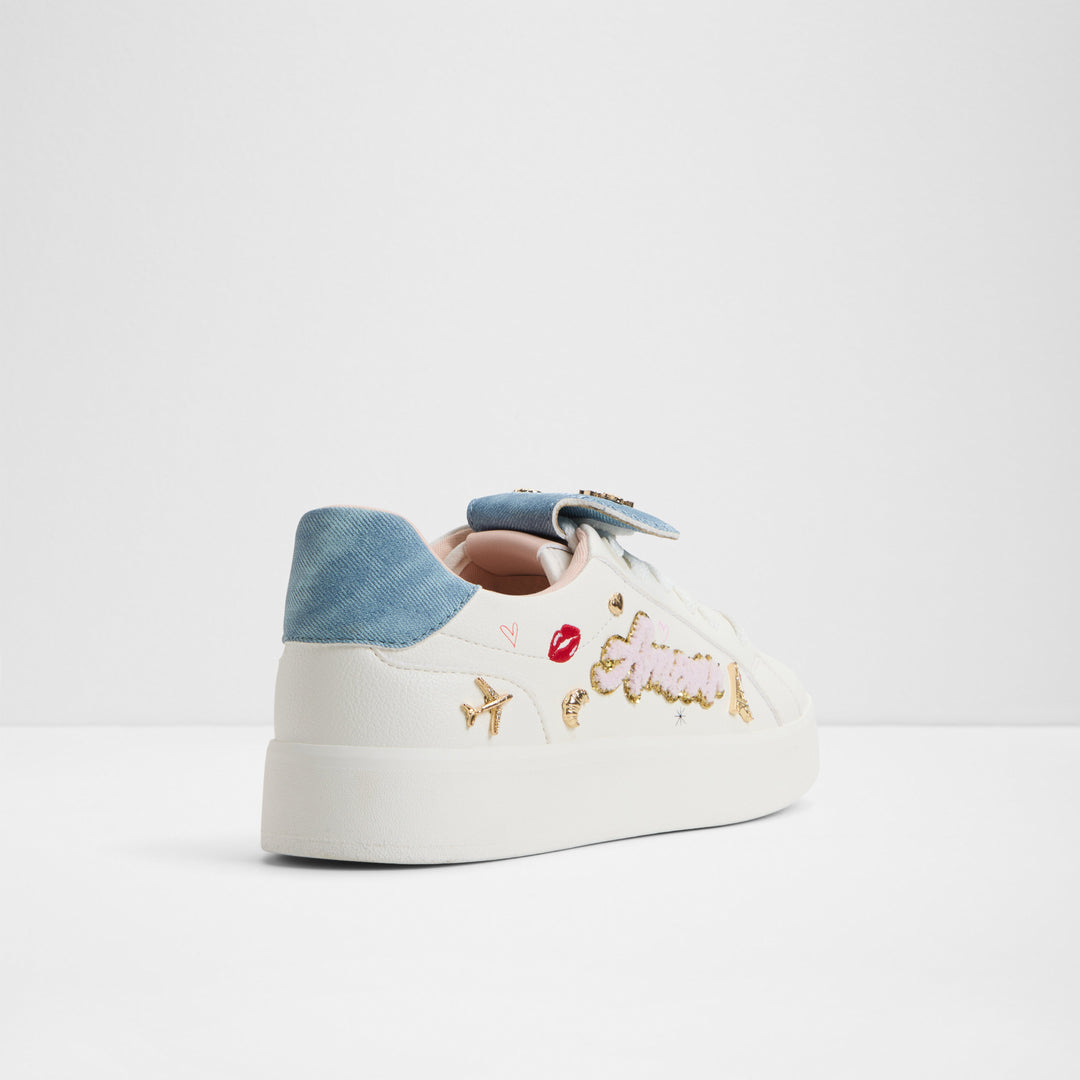 Sapatilhas rasas em branco - FRENCHIE