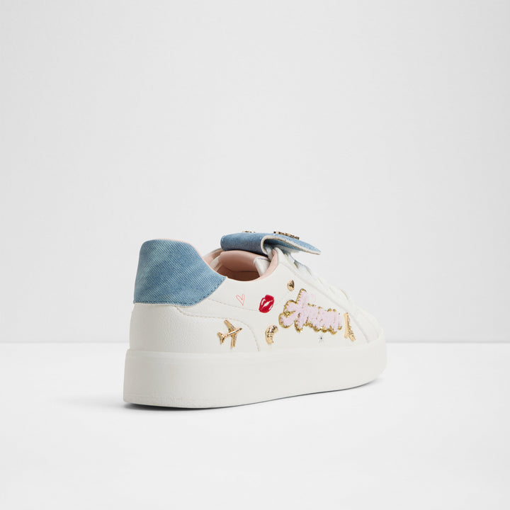 Sapatilhas rasas em branco - FRENCHIE