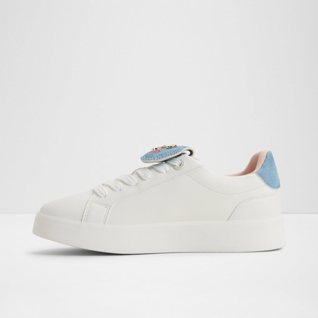 Sapatilhas rasas em branco - FRENCHIE