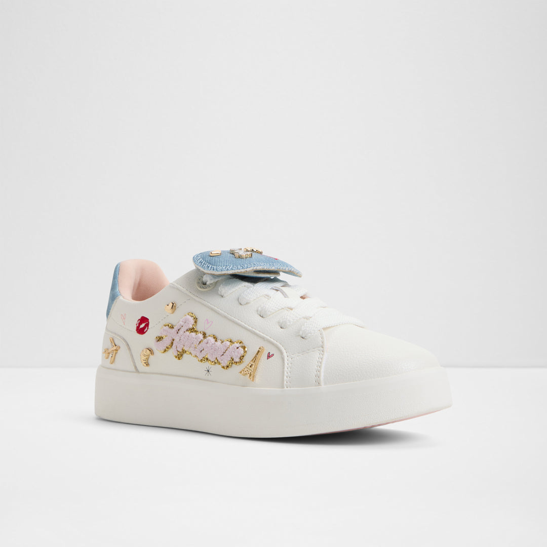 Sapatilhas rasas em branco - FRENCHIE