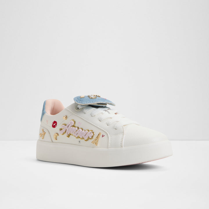 Sapatilhas rasas em branco - FRENCHIE