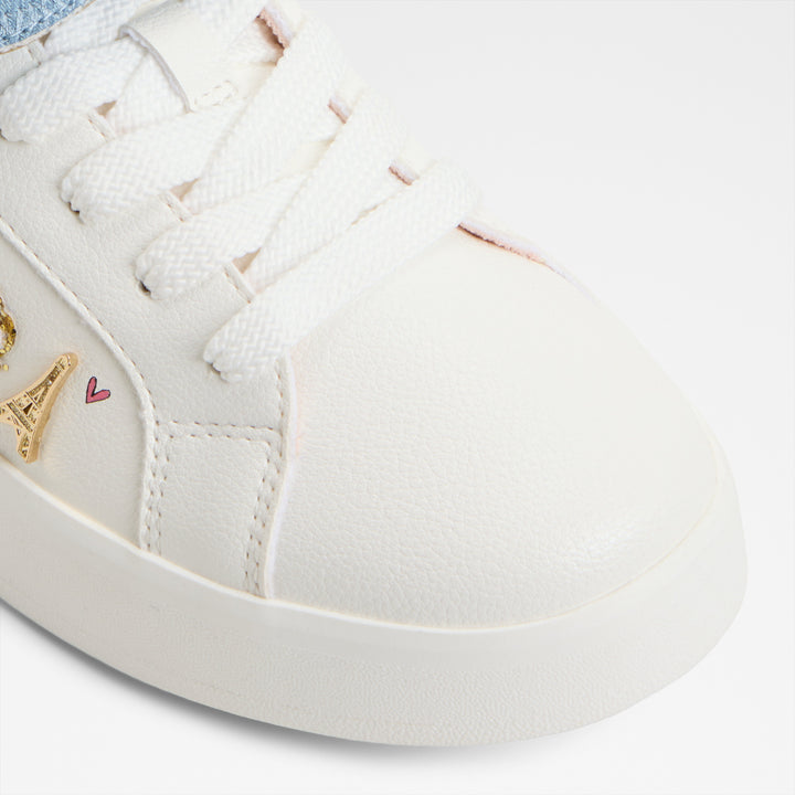 Sapatilhas rasas em branco - FRENCHIE