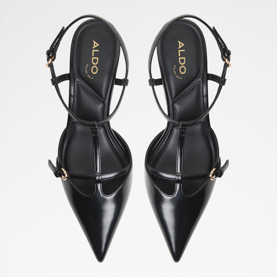 Sapatos em preto, salto fino - GALATRIX