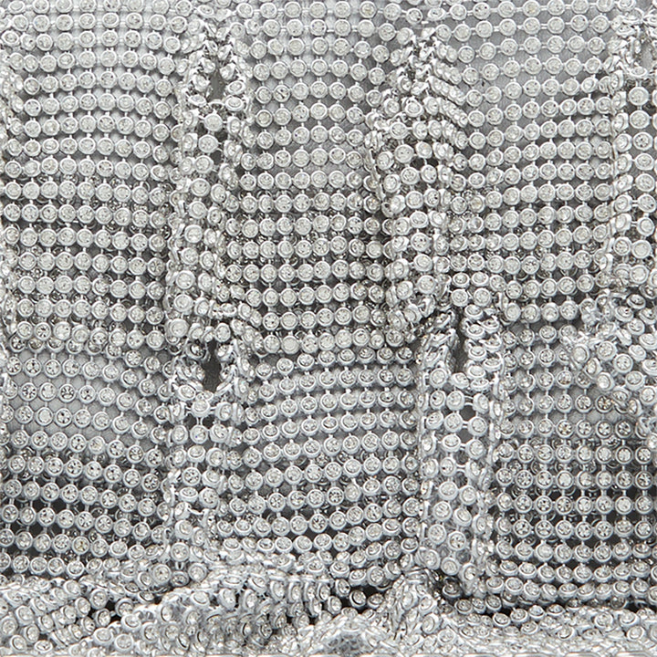 Mala de ombro em prateado - GEMMY