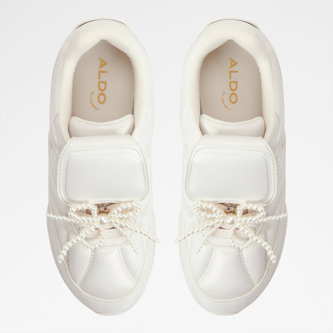 Sapatilhas rasas em branco - GIALDAN